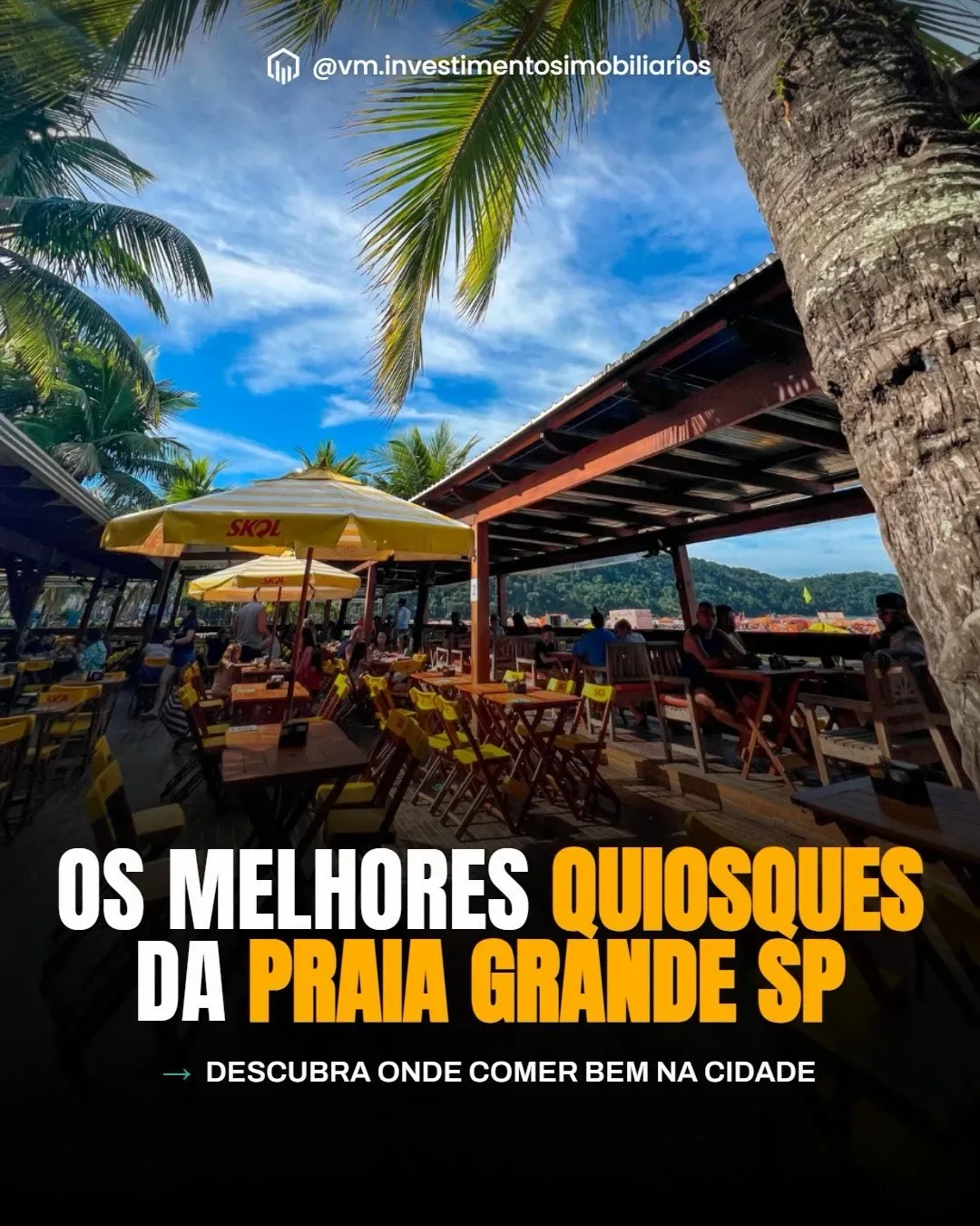 Melhores quiosques da Praia Grande